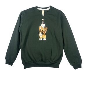 Decorated Originals Dog Embroidered Sweatshirt Size Small Cute Pet‎ Lovers